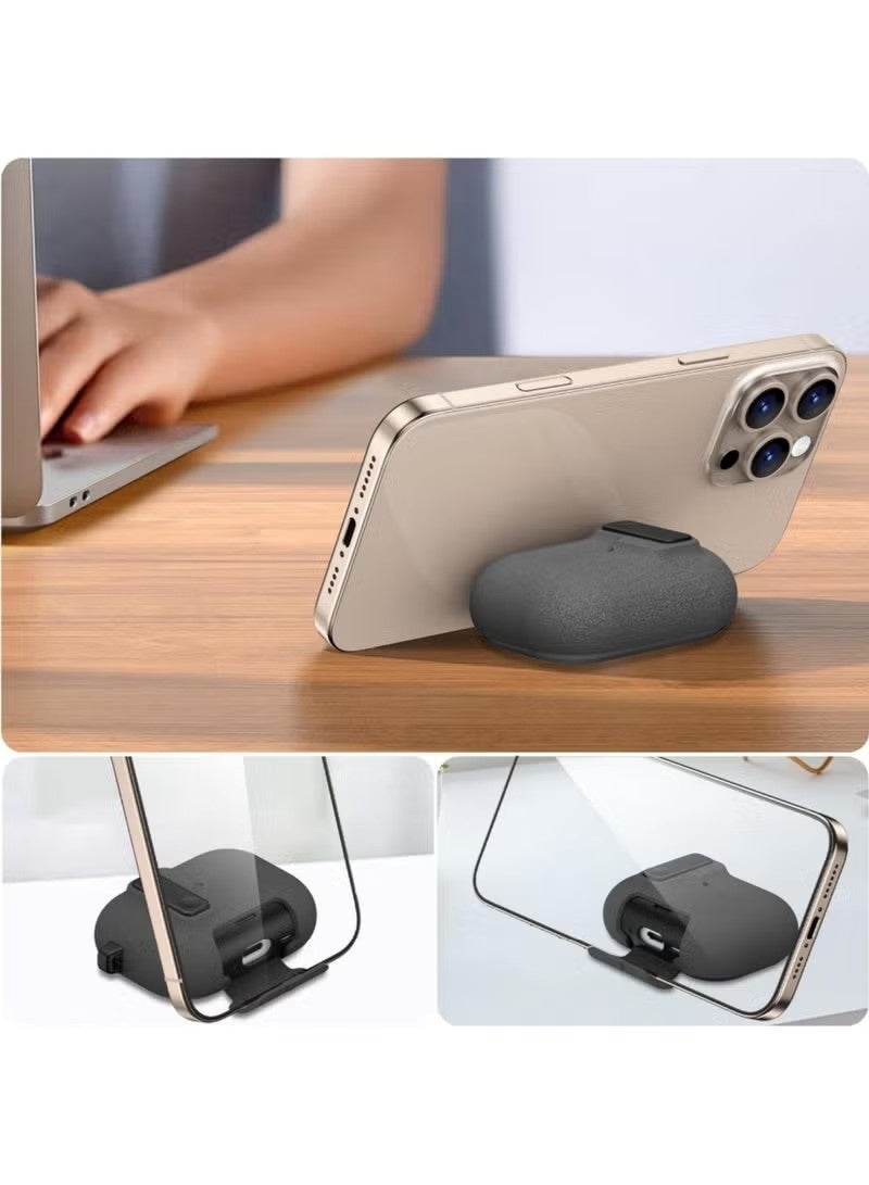 حافظة حماية عصرية وقابلة للقفل لسماعات AirPods Pro 3، توفر حماية قوية مع قفل آمن، مصممة خصيصًا لعلبة شحن سماعات Apple AirPods الجيل الثالث (رمادي). - Image 4